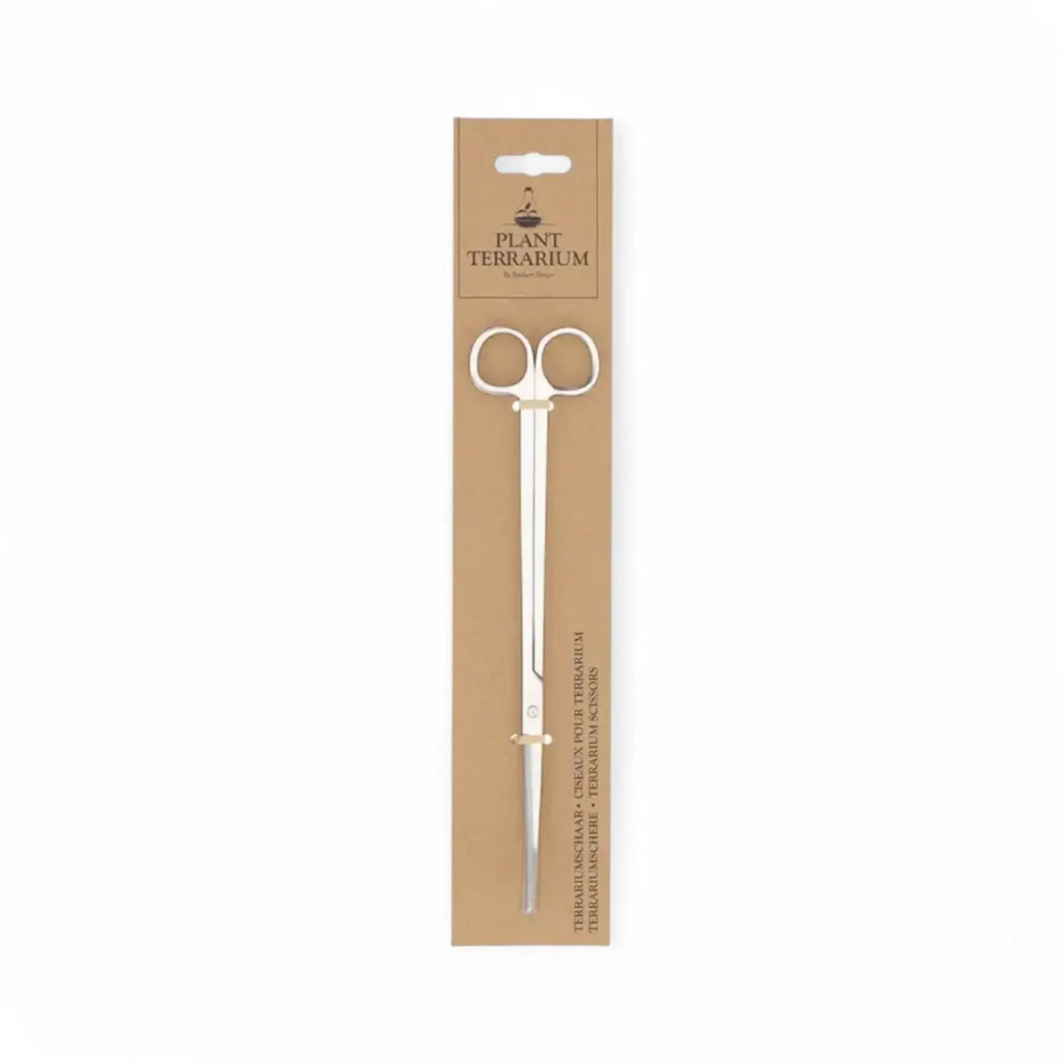 Terrarium scissors on white background, product photo 3.