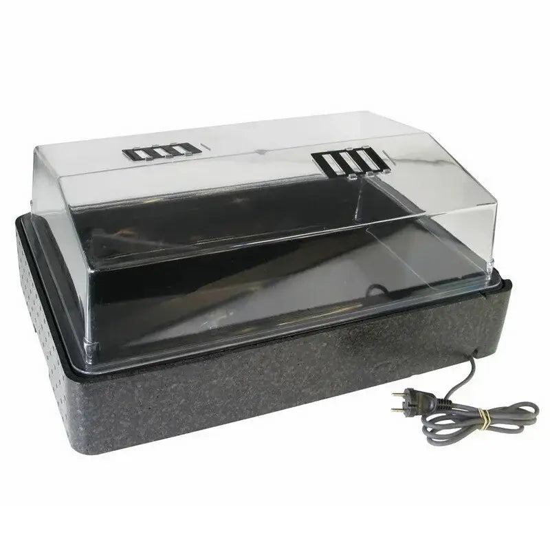 Beheiztes Anzuchtgerät – Haupt-Produktfoto auf weißem Hintergrund.