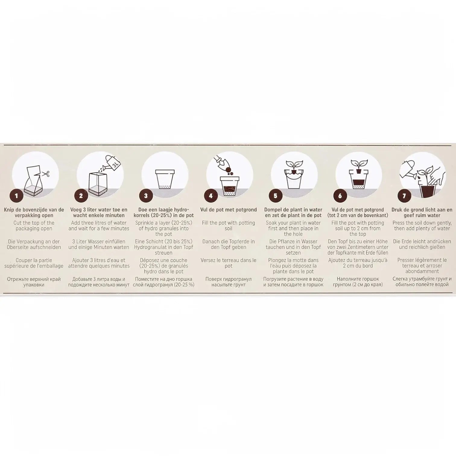 Compact Coco Coir Soil on white background, product photo 7.