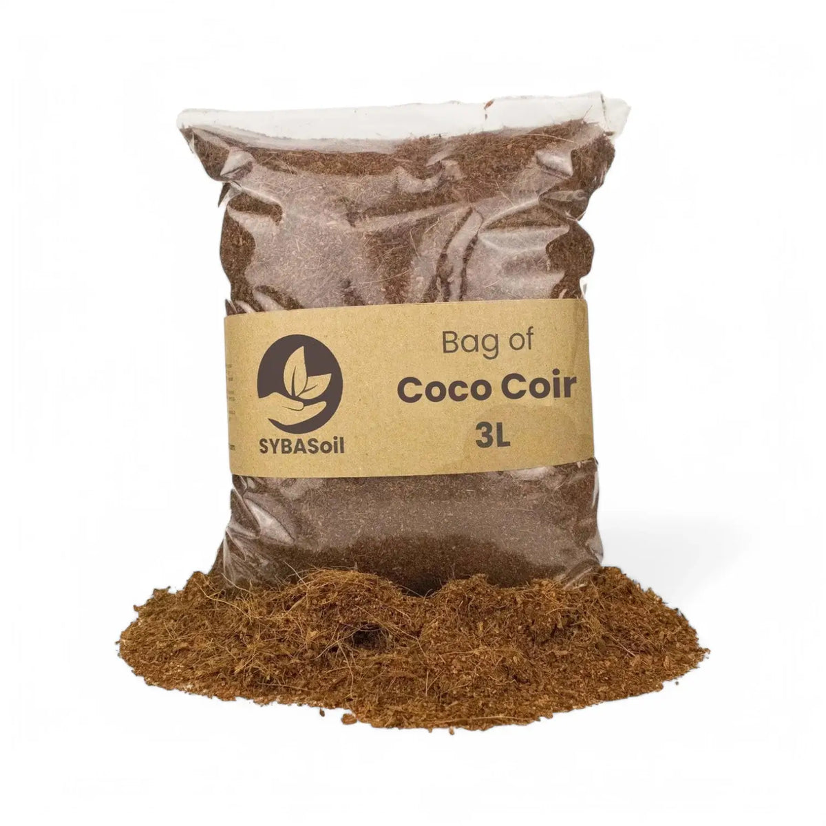 Coco Coir on white background, product photo 6.
