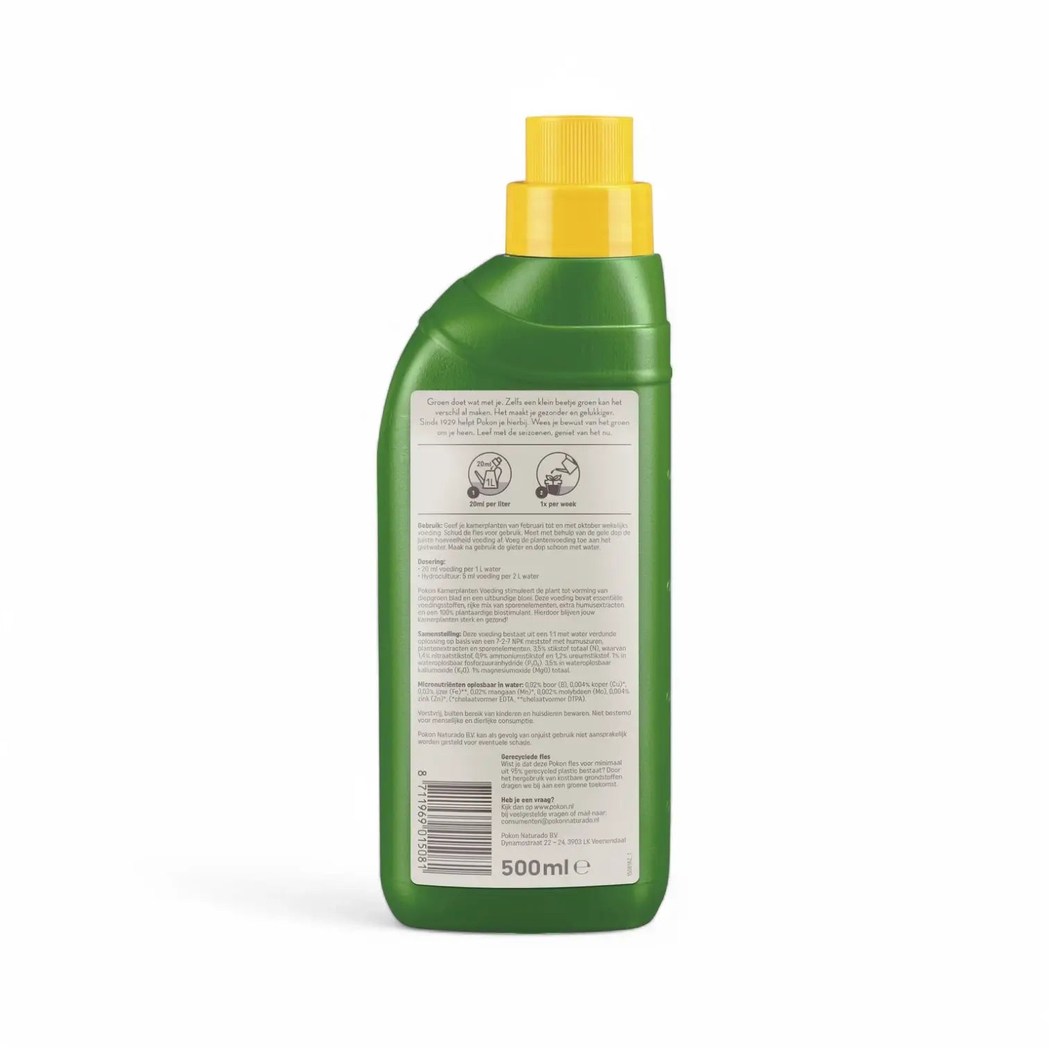 Pokon Green Plants Food on white background, product photo 2.