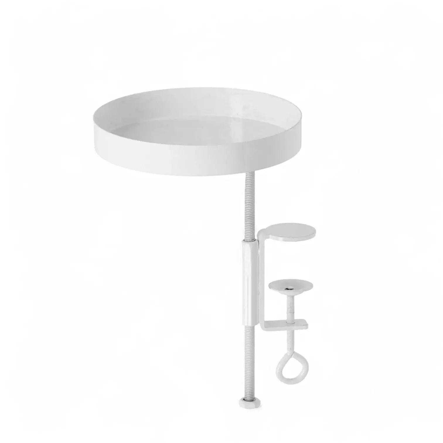 Topfhalter mit Klemme vor weißem Hintergrund, Produktfoto 7.