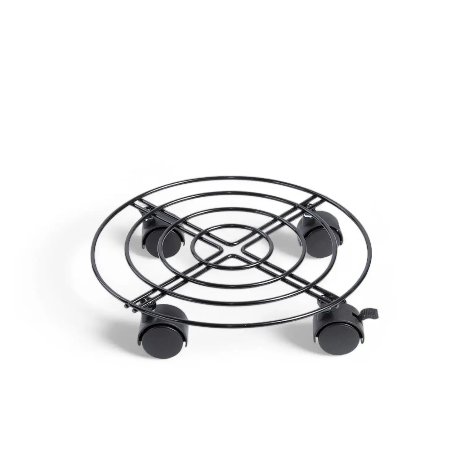 Metal Plant Trolley on white background, product photo 3.