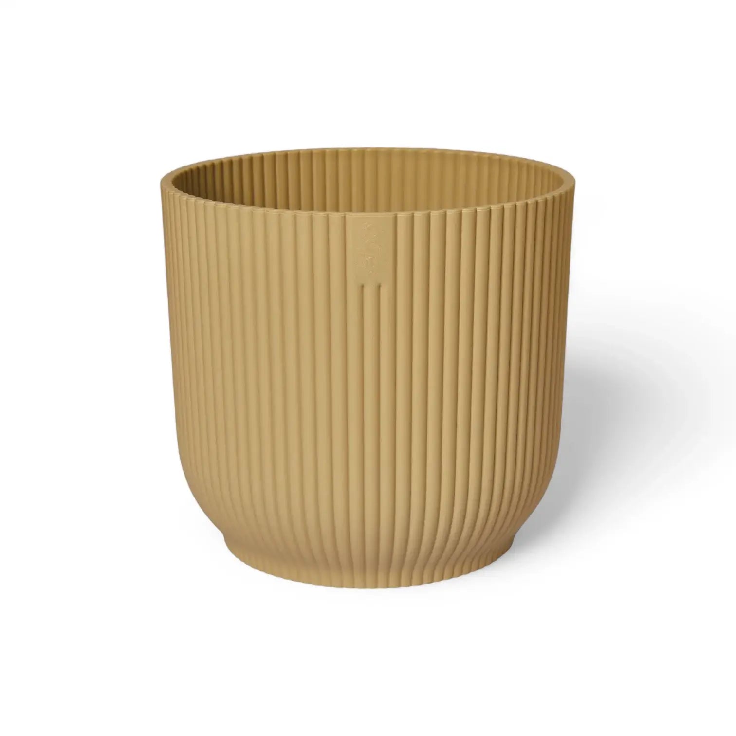 Planter 'vibes fold round' on white background, product photo 5.