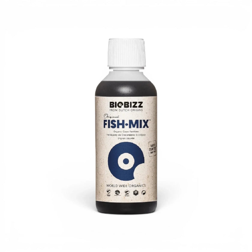 Biobizz Fish Mix 250 ml bottle on a white background