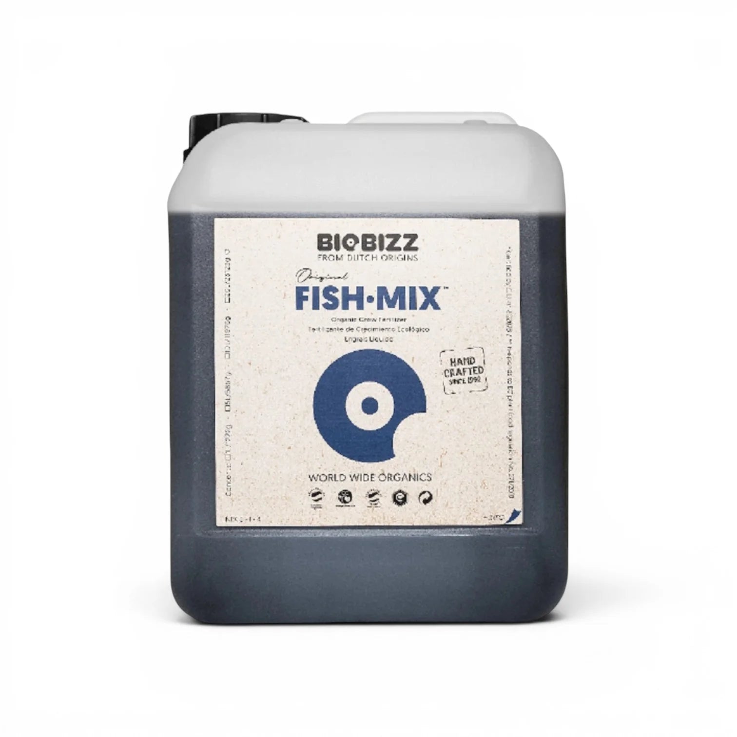 Biobizz Fish Mix 5 L bottle on a white background