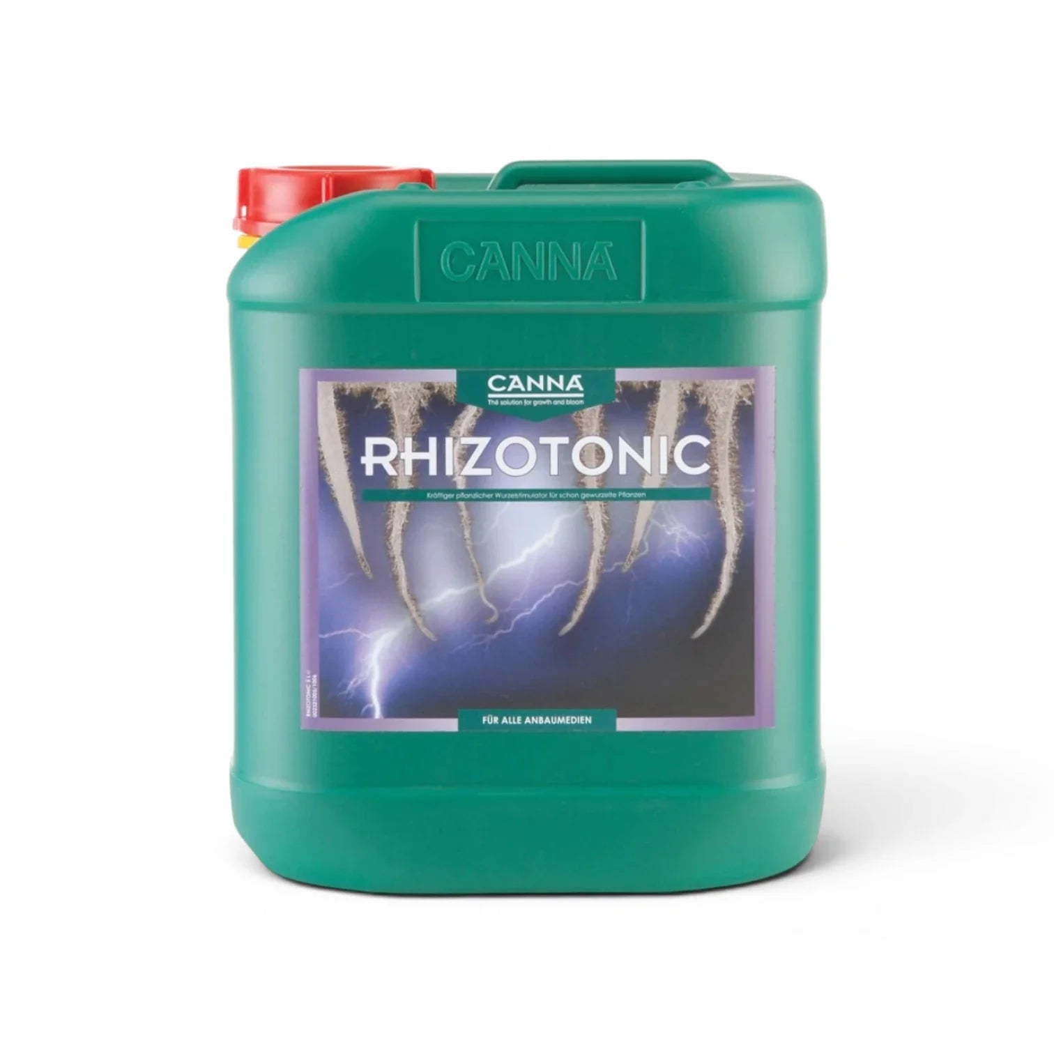 CANNA Rhizotonic 5 L bottle on a white background