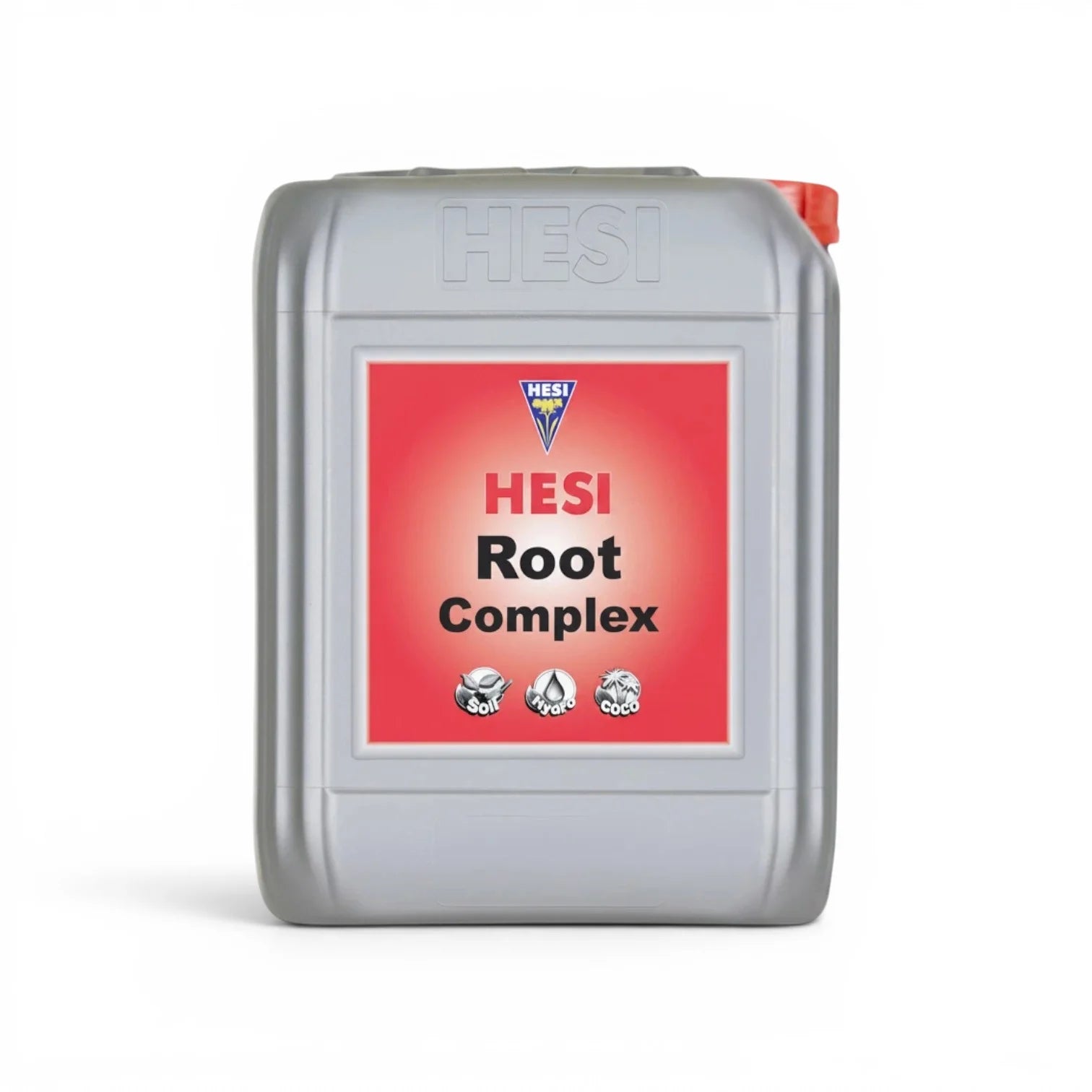 HESI Root Complex 10 L bottle on a white background