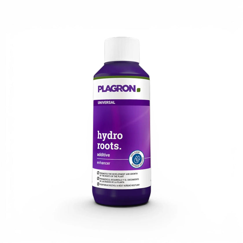 Plagron Hydro Roots 100 ml bottle on a white background
