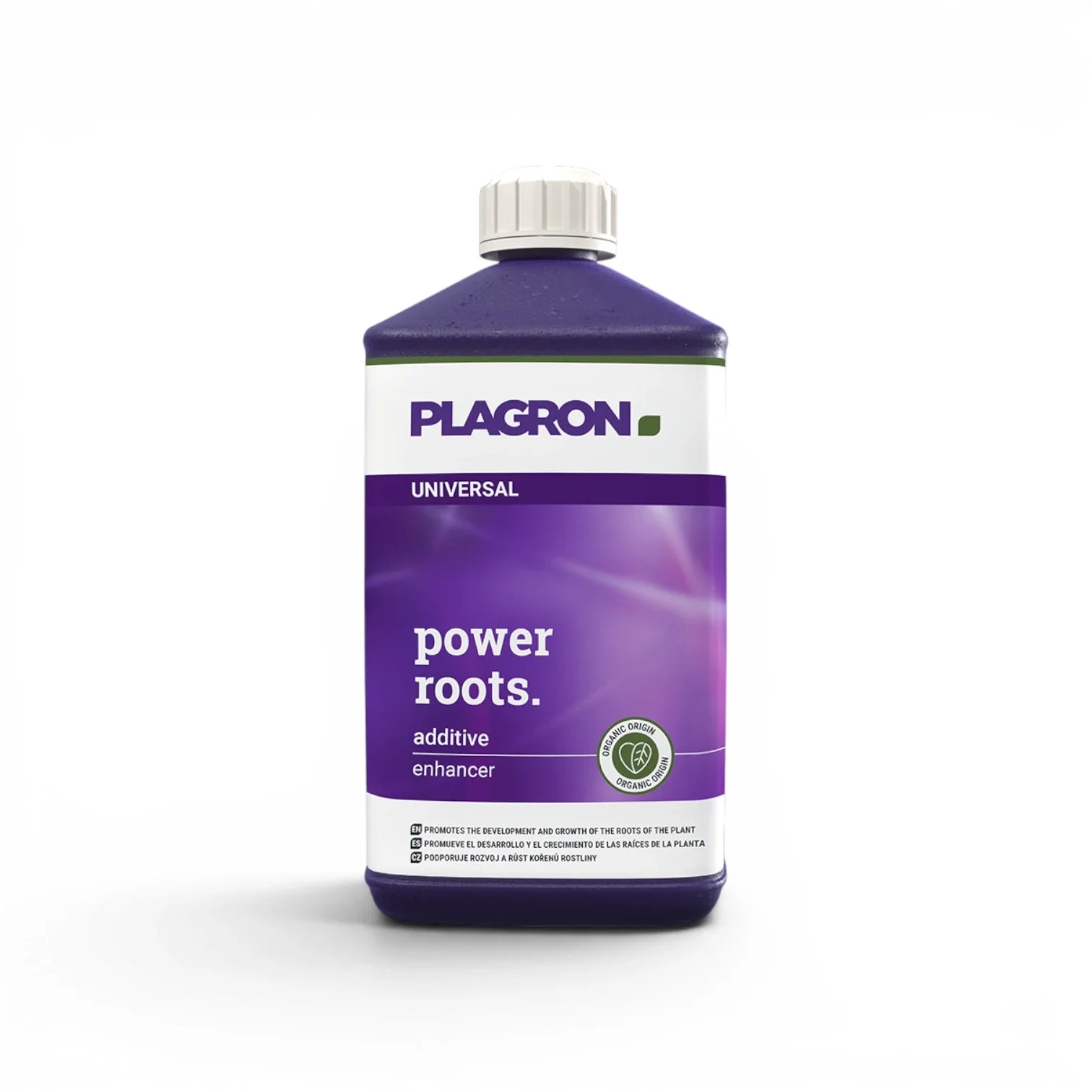 Plagron Power Roots 1 L bottle on a white background