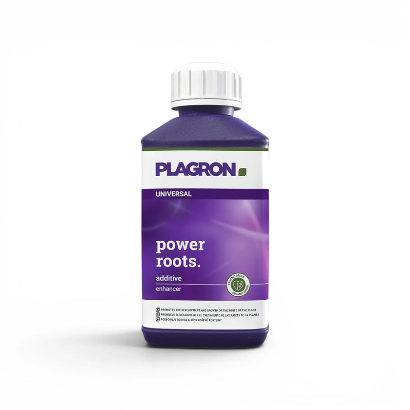 Plagron Power Roots 250 ml bottle on a white background