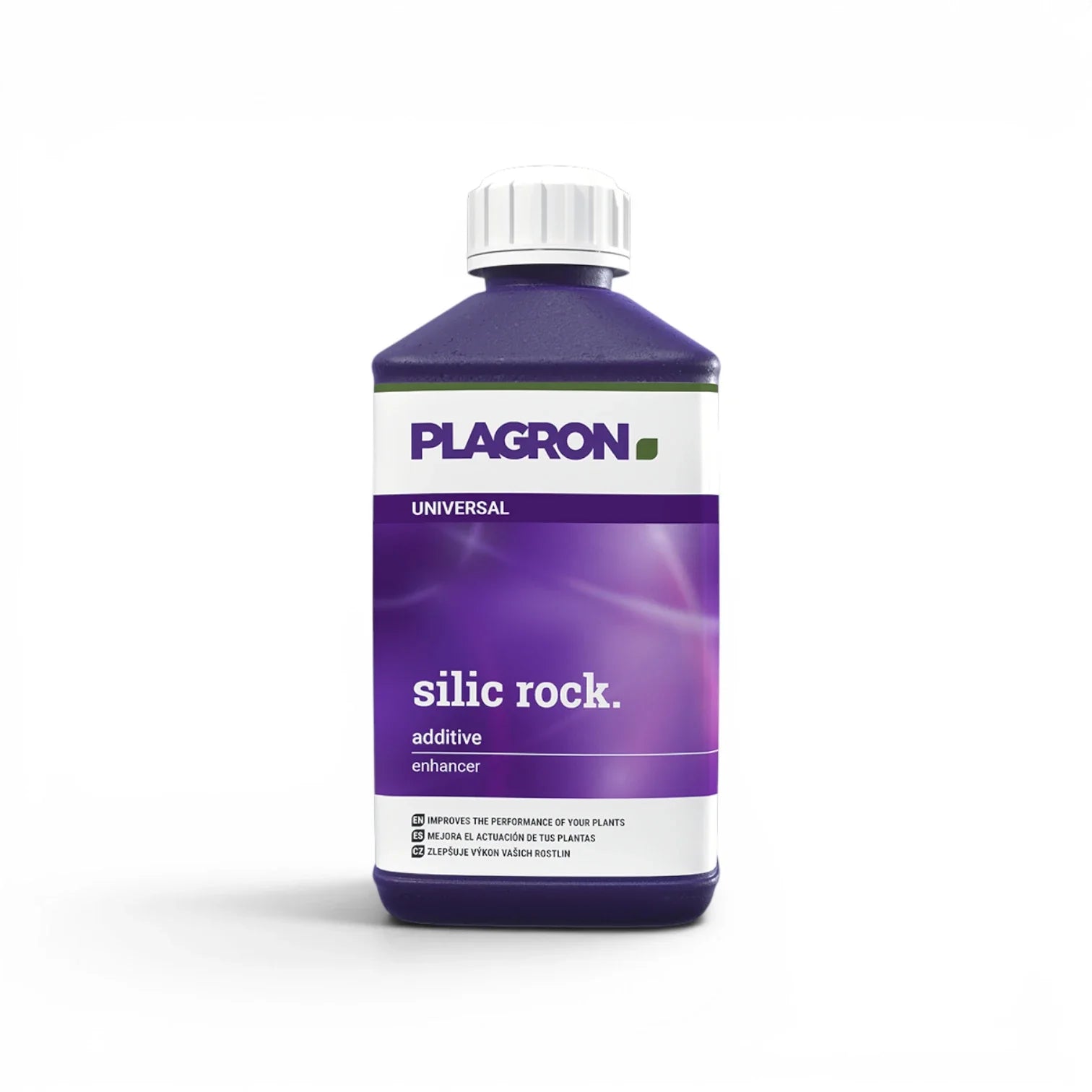 Plagron Silic Rock 500 ml bottle on a white background