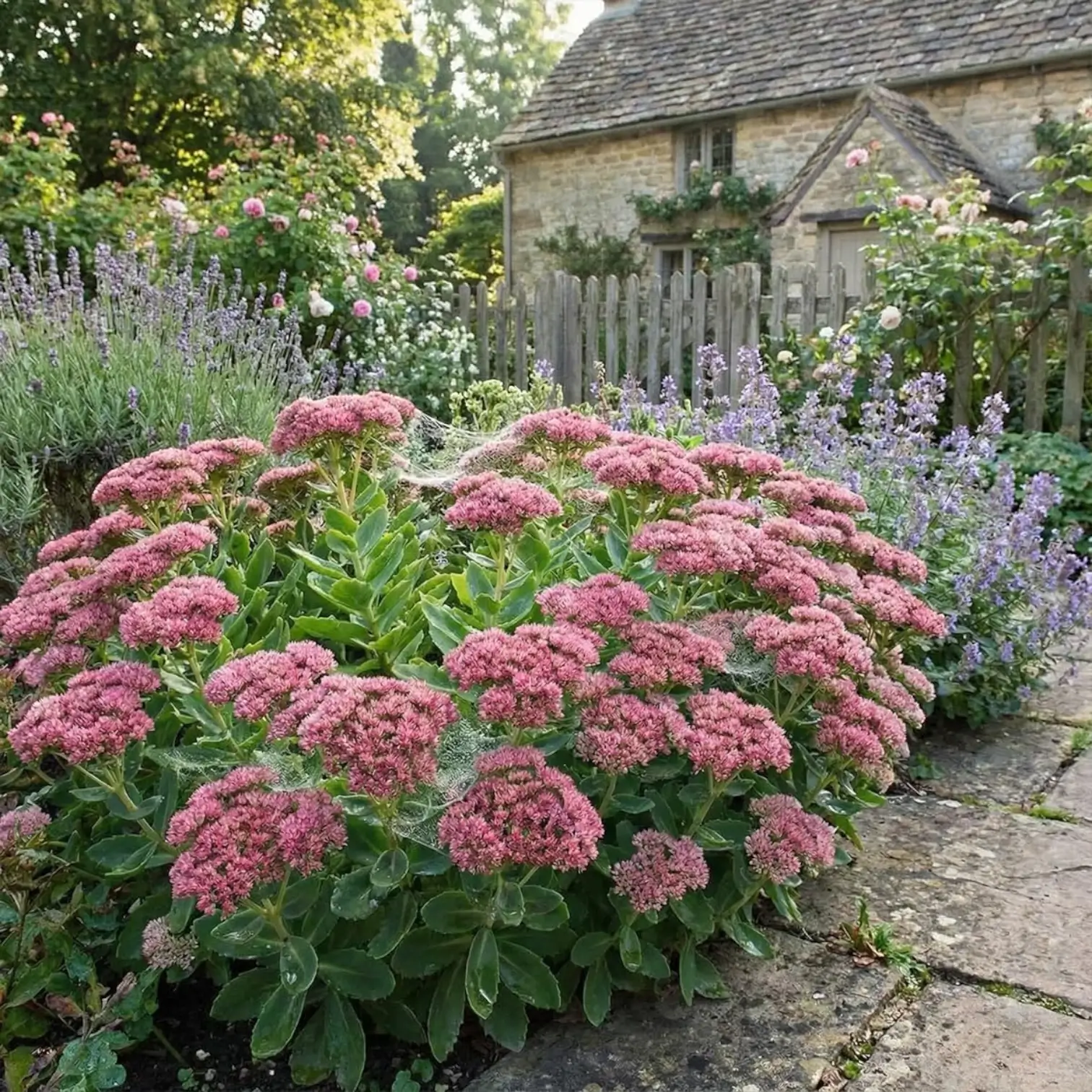 Hylotelephium 'Herbstfreude' – Detailaufnahme der Pflanze.