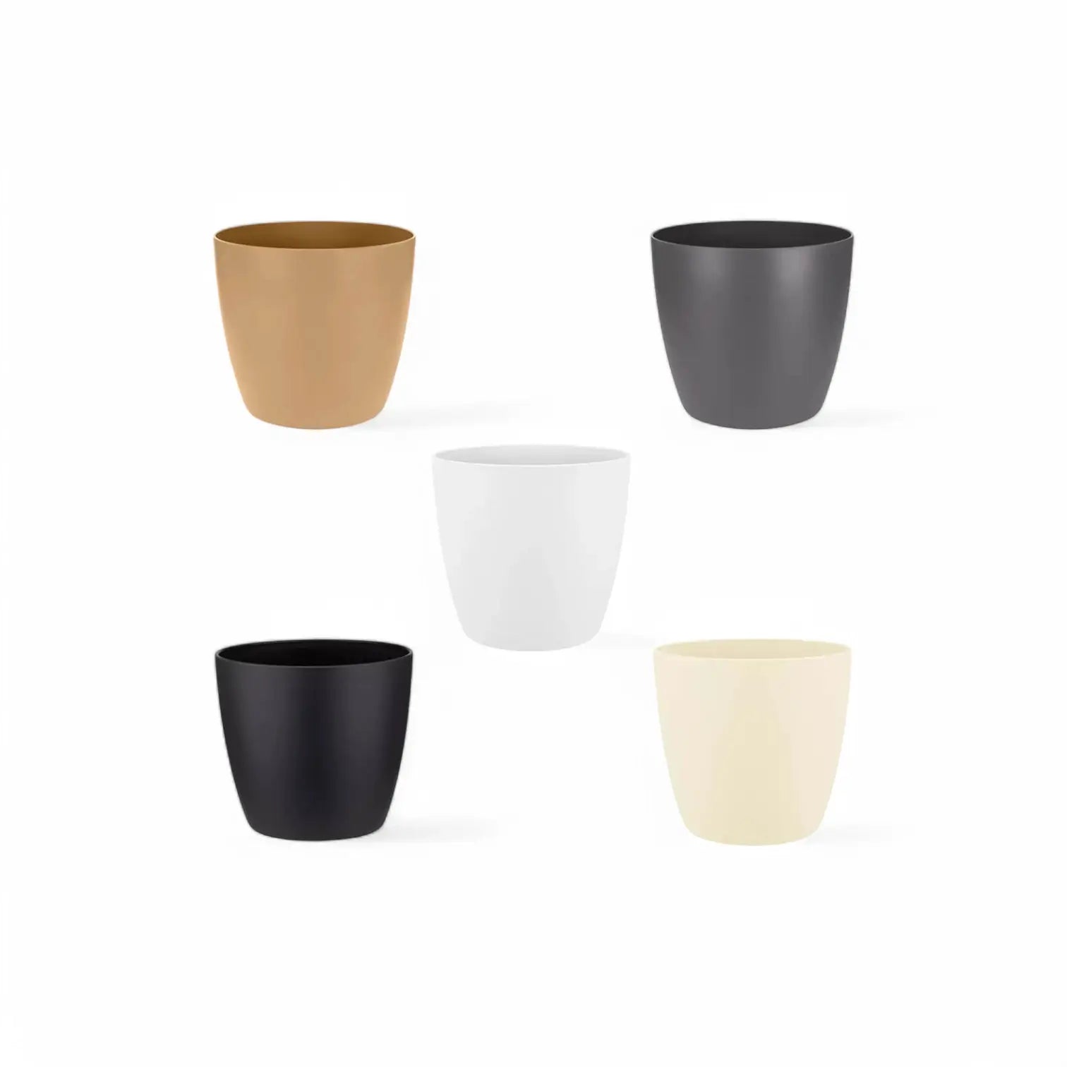 Planter 'Brussels round' main product photo on white background.