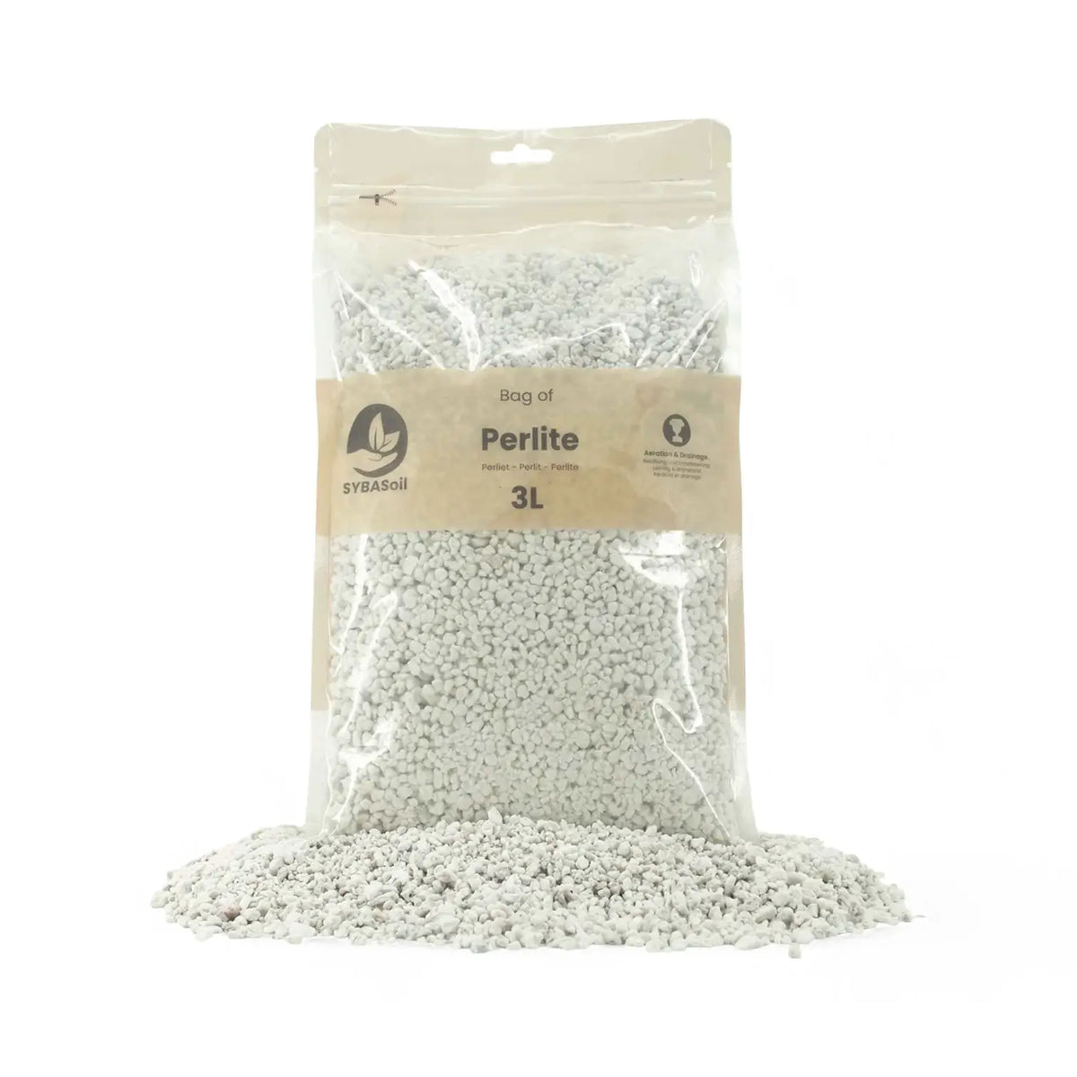 Perlite main product photo on white background.