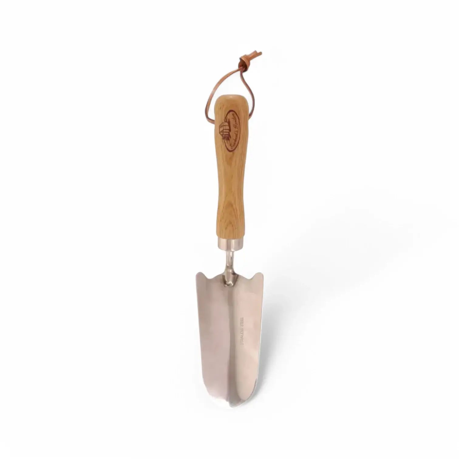 Edelstahl-Schaufel – Haupt-Produktfoto auf weißem Hintergrund.
