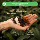 Substratmischung für Aronstabgewächse auf weißem Hintergrund, Produktfoto 5.