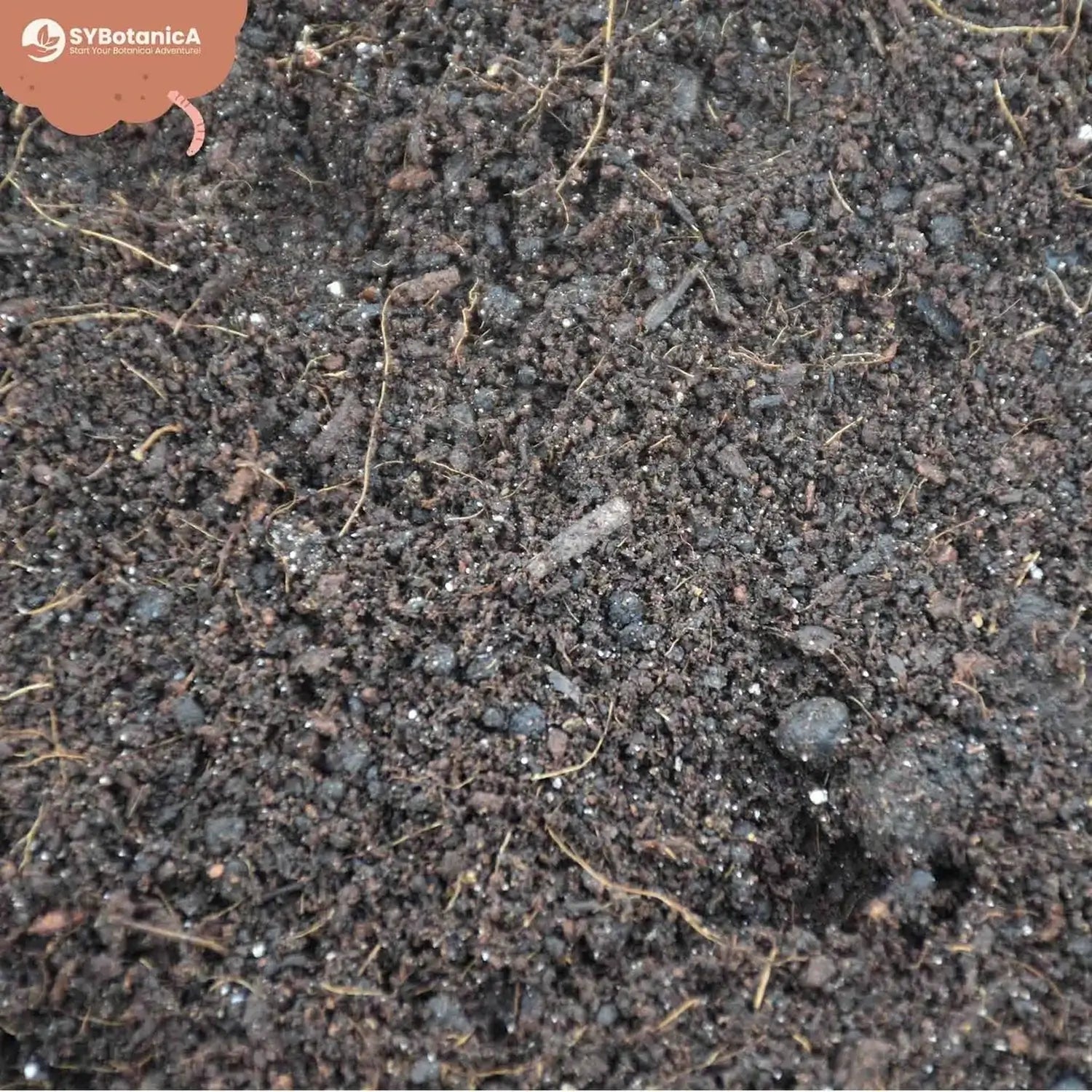 Basis-Substratmischung auf weißem Hintergrund, Produktfoto 4.