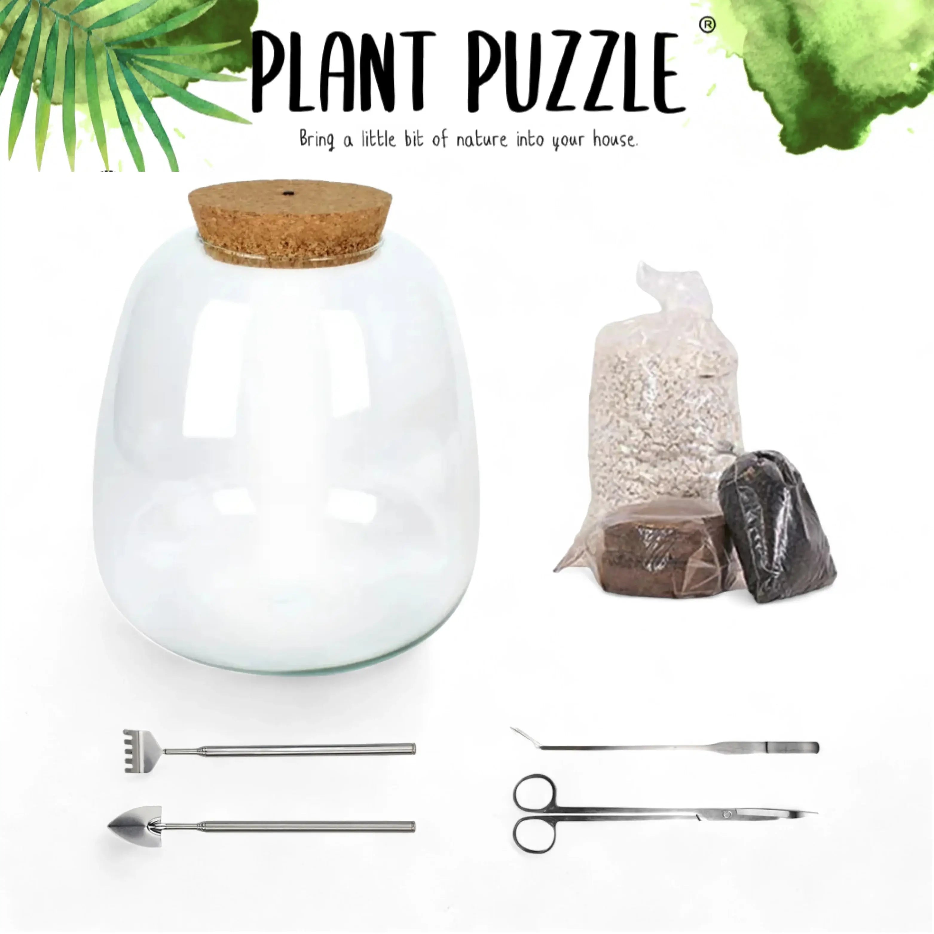 Advanced Plant Puzzle Set main product photo on white background.