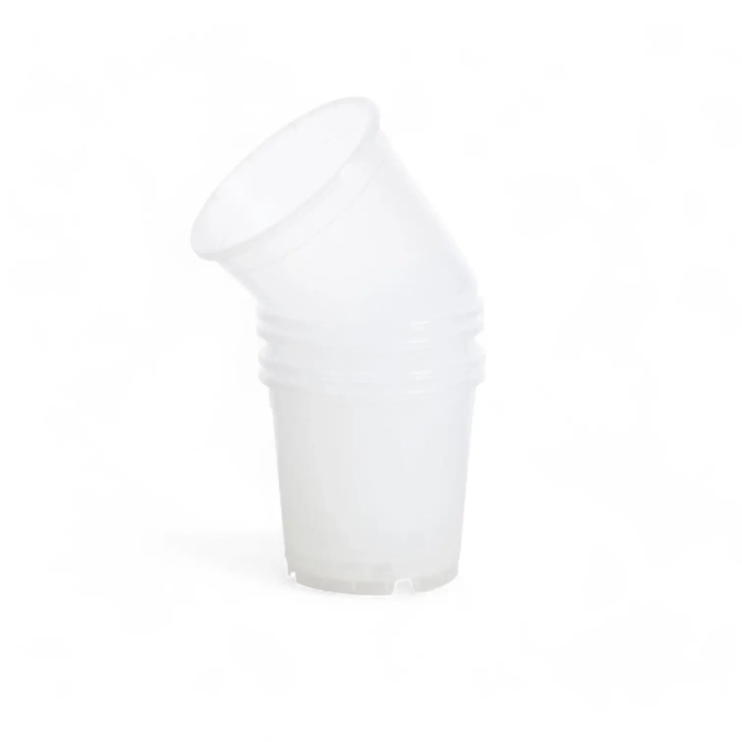 Anzuchttöpfe - Transparent vor weißem Hintergrund, Produktfoto 3.