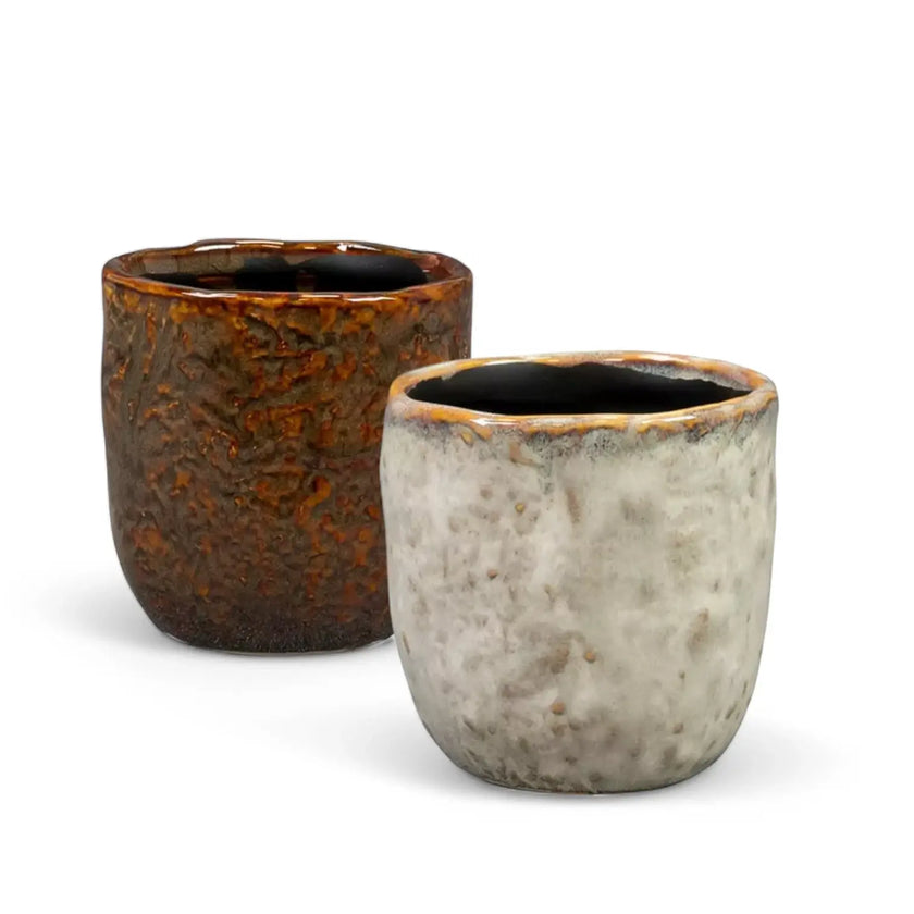 Übertopf 'Brian' Hauptproduktfoto vor weißem Hintergrund.