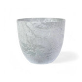 Artstone Pot 'Bola' on white background.