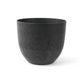 Artstone Pot 'Bola' on white background.