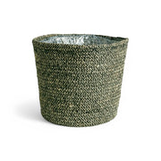 Basket Planter 'Selin' on white background.