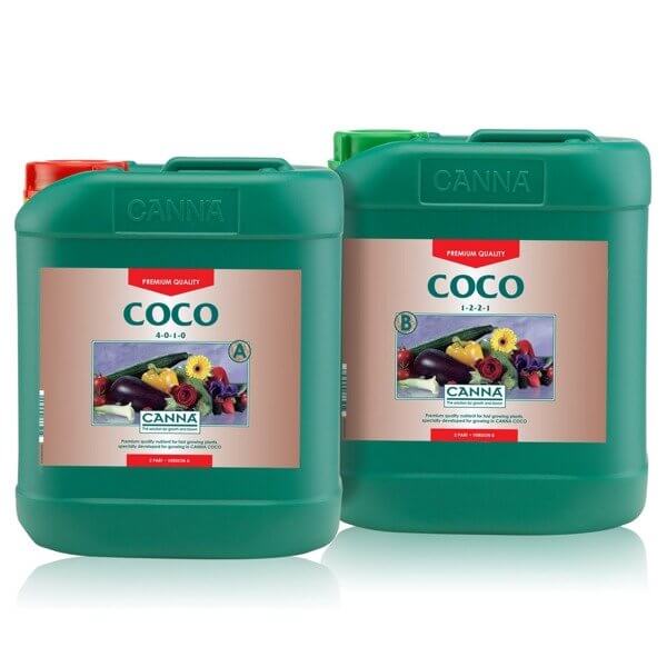 Canna Coco A + B vor weißem Hintergrund, Produktfoto 3.