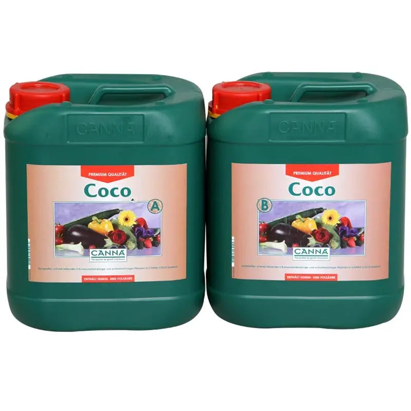 Canna Coco A + B vor weißem Hintergrund, Produktfoto 4.