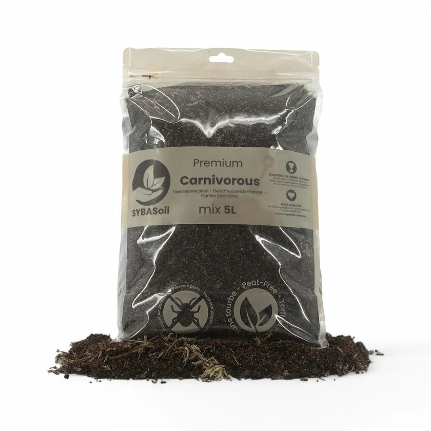 Substratmischung für Karnivoren – Haupt-Produktfoto auf weißem Hintergrund.