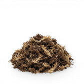 Heap of carnivorous potting mix or compost on a white background