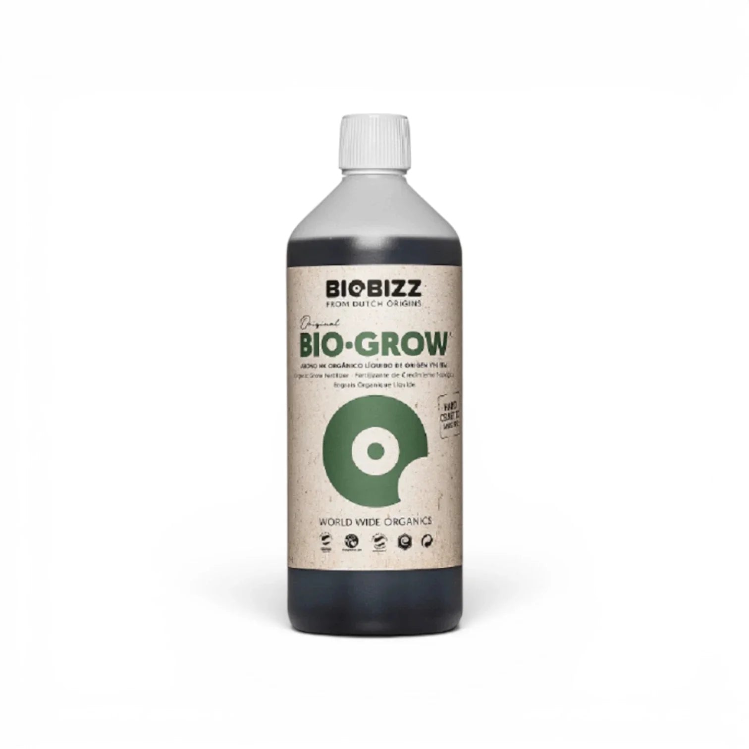 Biobizz Bio Grow 1 L bottle on a white background