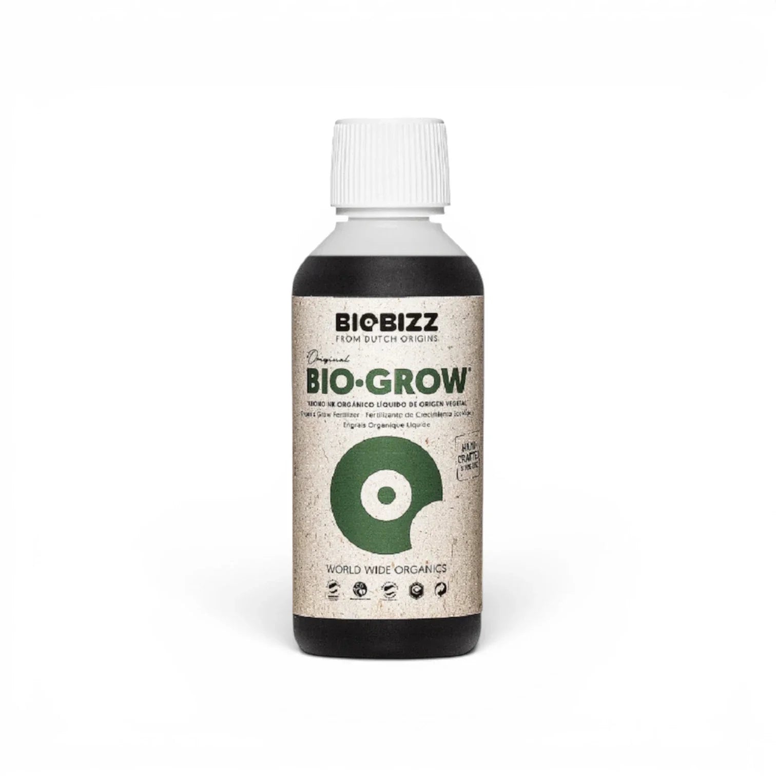 Biobizz Bio Grow 250 ml bottle on a white background