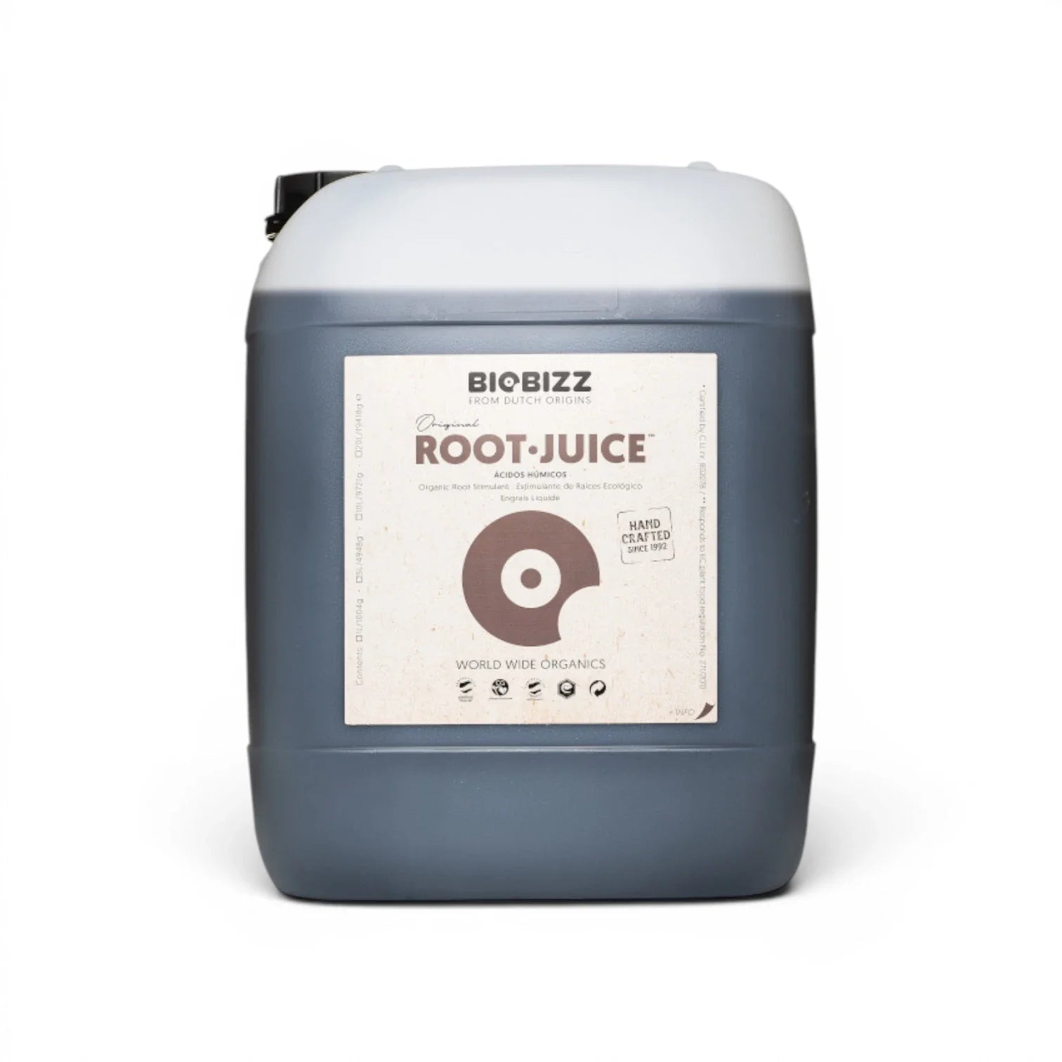 Biobizz Root Juice 10 L bottle on a white background