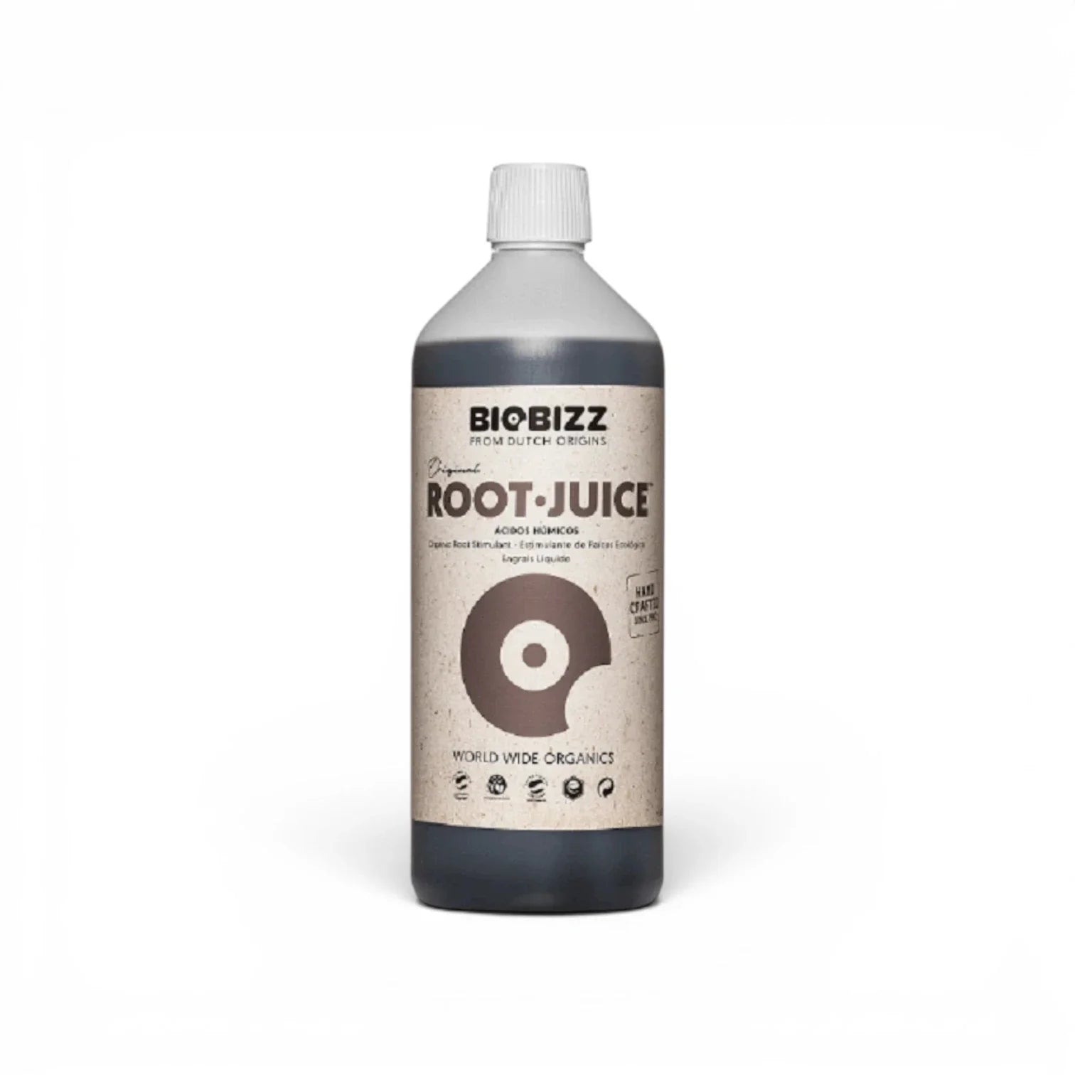 Biobizz Root Juice 1 L bottle on a white background