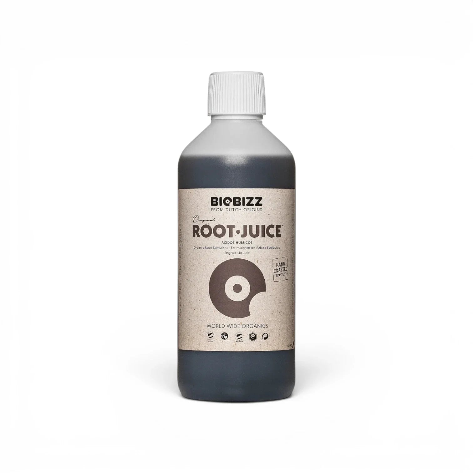 Biobizz Root Juice 500 ml bottle on a white background