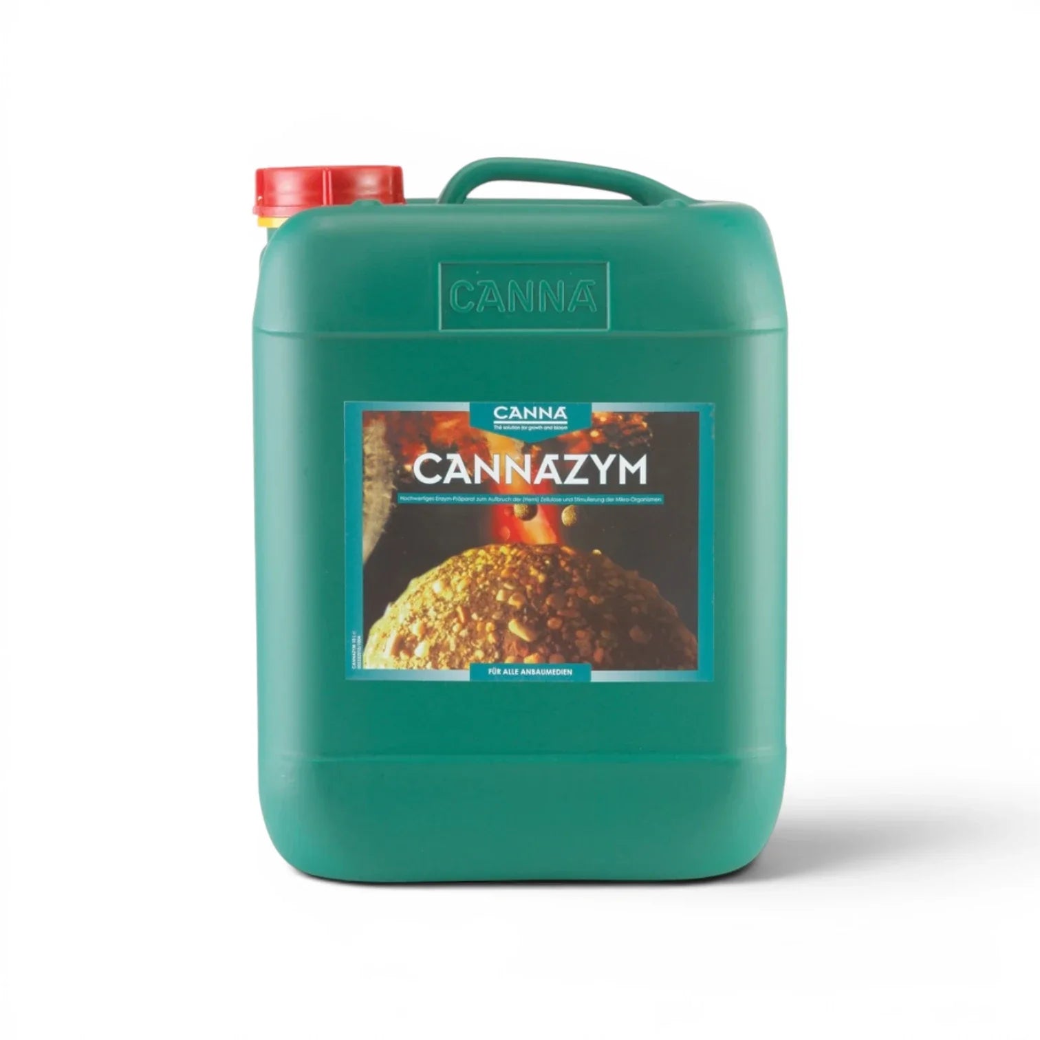 CANNA Cannazym 10 L bottle on a white background