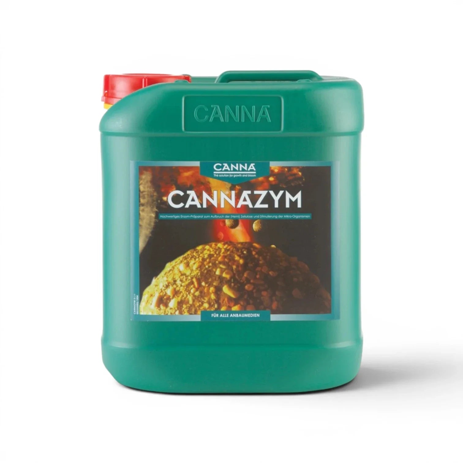 CANNA Cannazym 5 L bottle on a white background