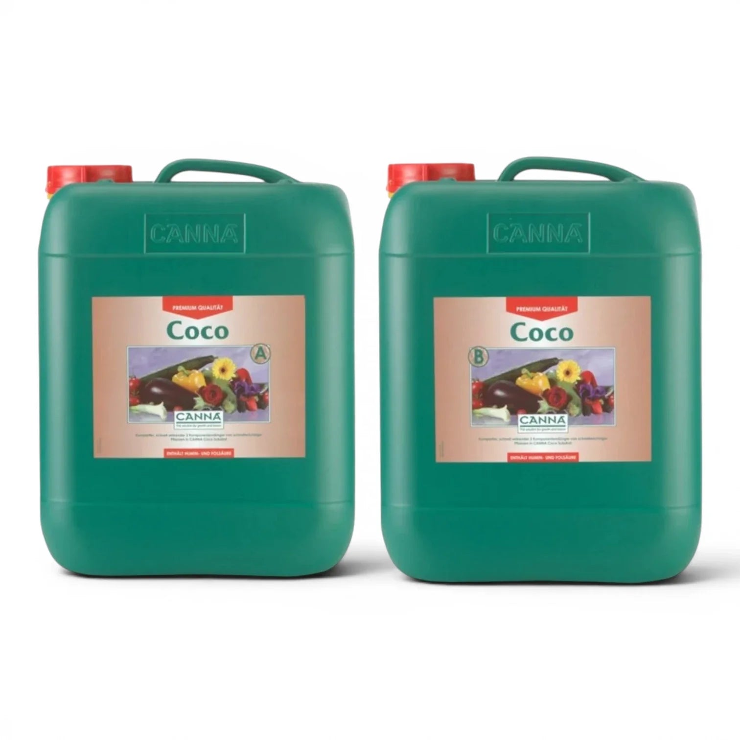 CANNA Coco A+B 10 L bottle set on a white background