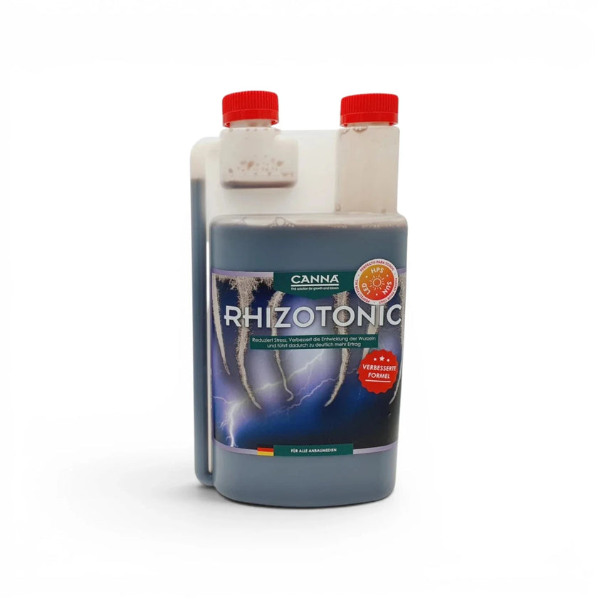 CANNA Rhizotonic 1 L bottle on a white background