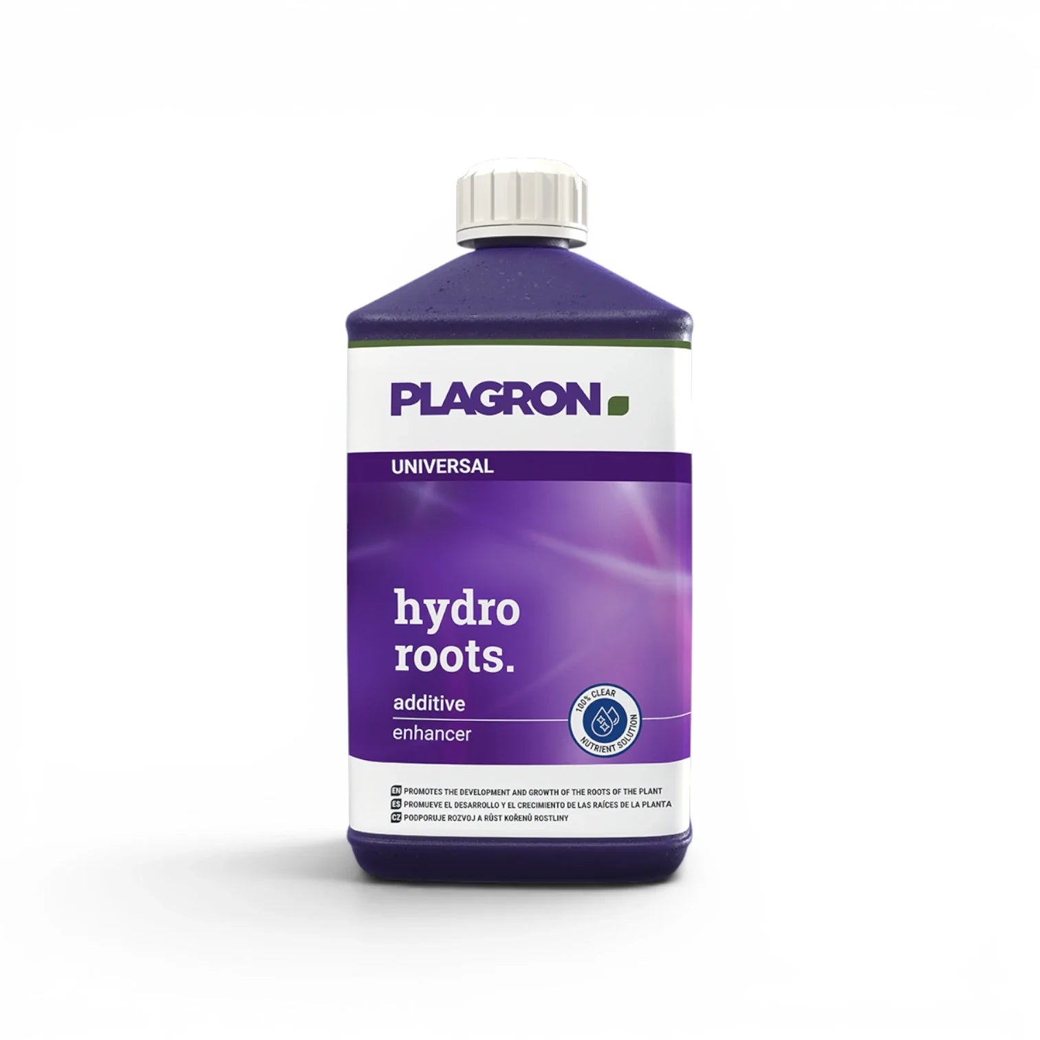 Plagron Hydro Roots 1 L bottle on a white background