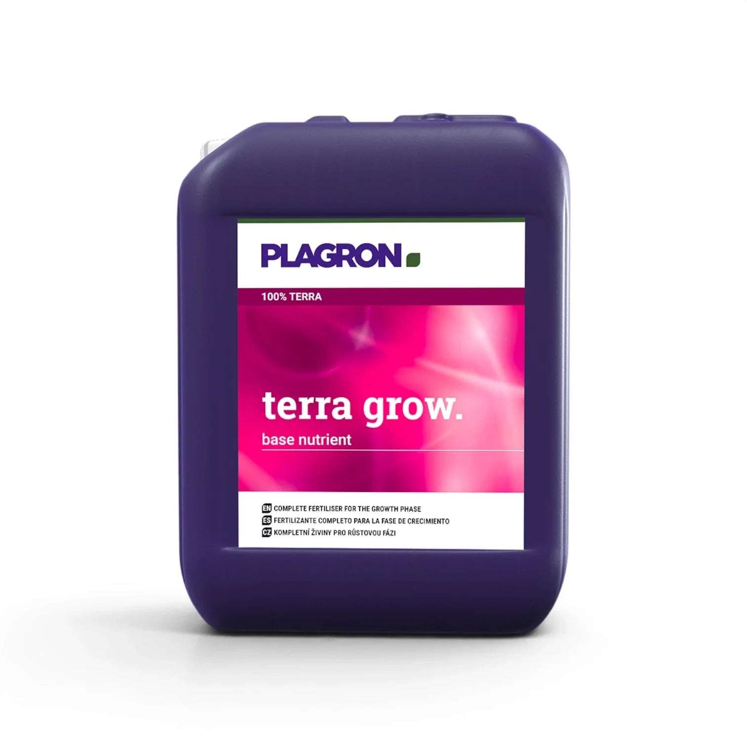 Plagron Terra Grow 20 L bottle on a white background