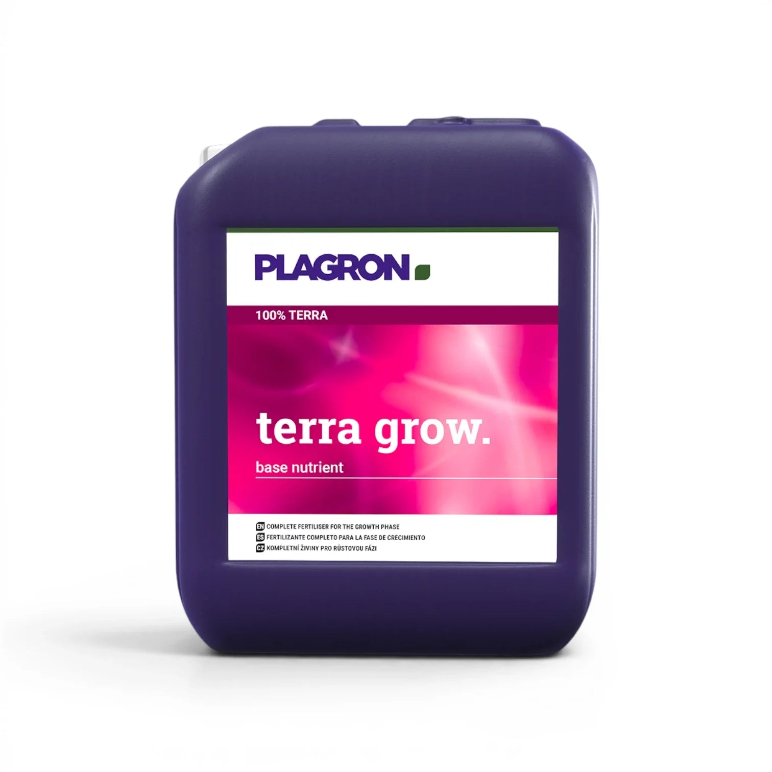 Plagron Terra Grow 5 L bottle on a white background