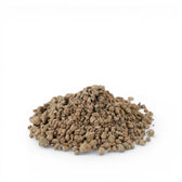 Lava granulate heapon white background