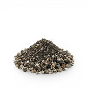 Heap of lithops potting mix  on a white background