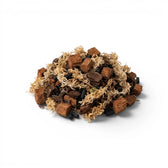 orchid potting mix on a white background