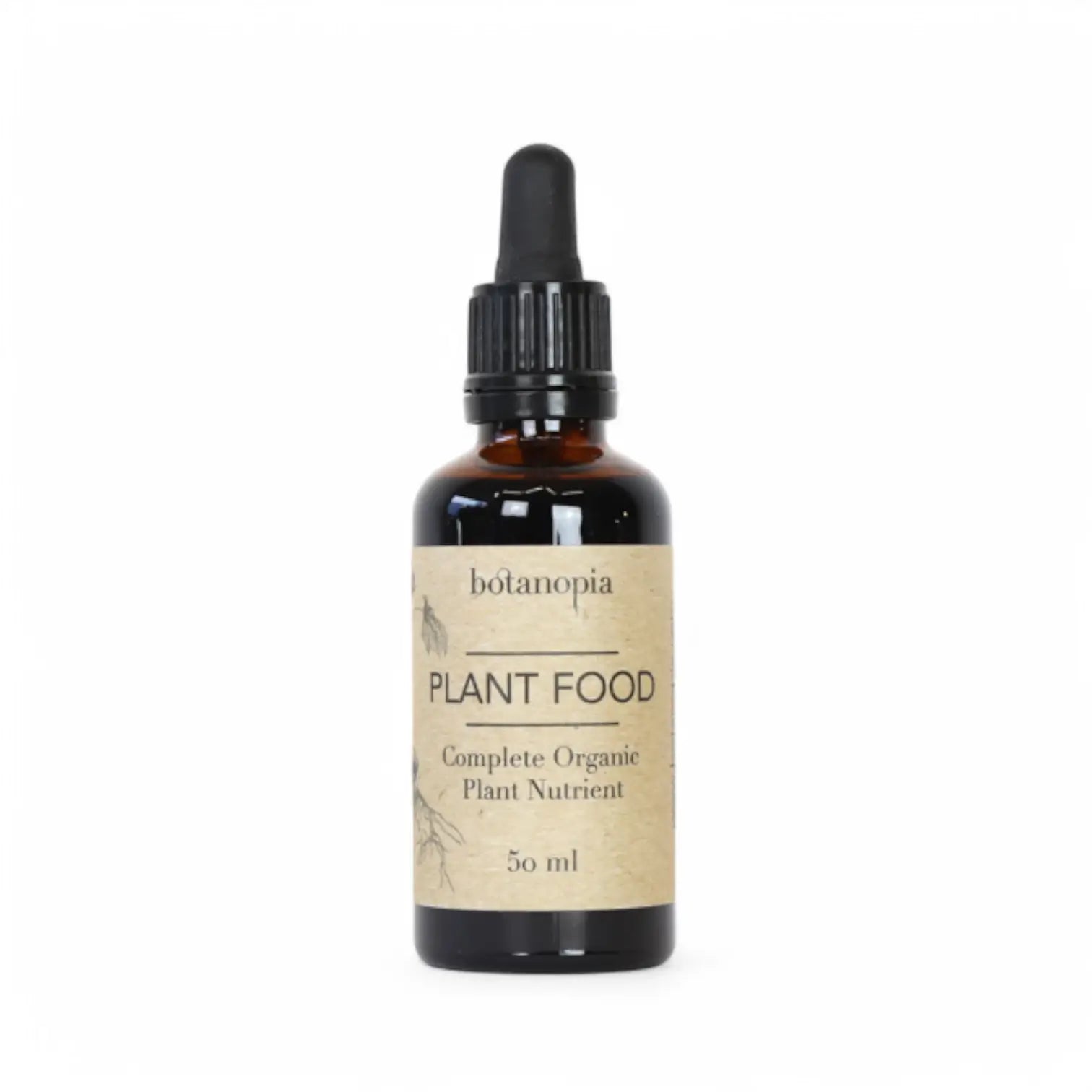 Organic Plant Food – 50ml main product photo on white background.