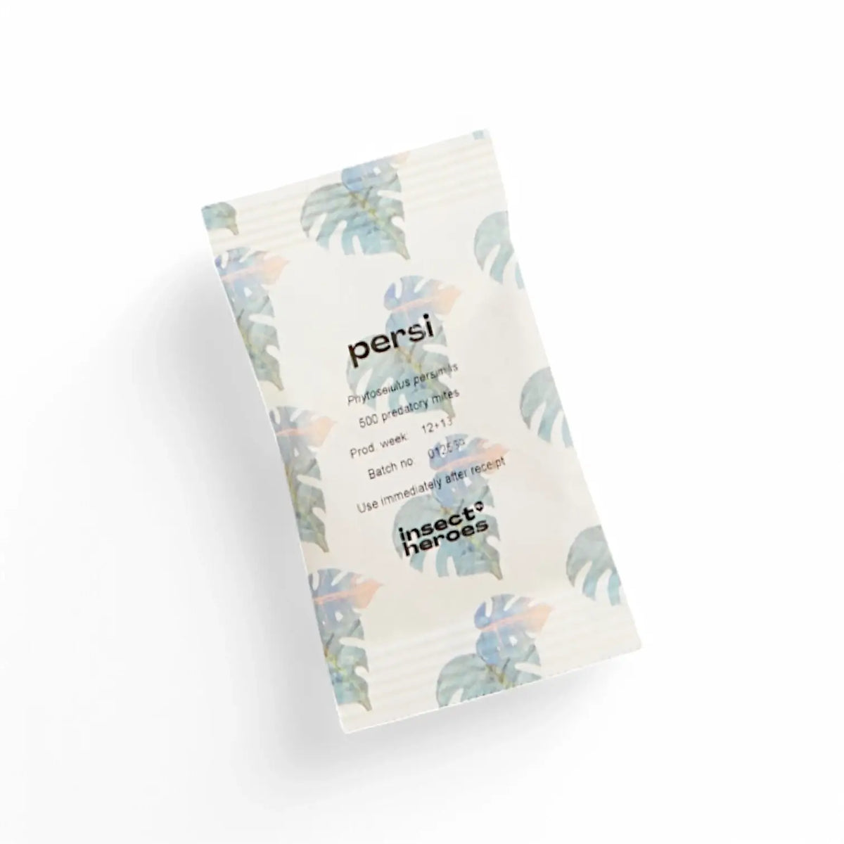 Phytoseiulus persimilis - against Spider Mites on white background.