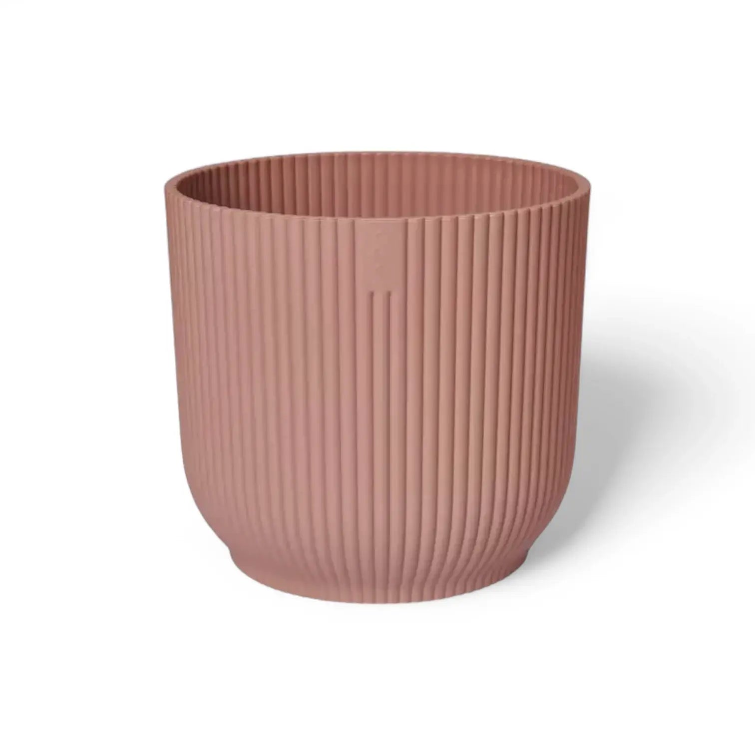 Planter 'vibes fold round' on white background.